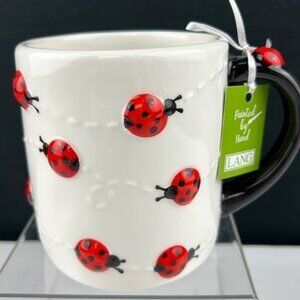 Lang - 4/$60 - ‘Lady Bugs 🐞’ ceramic mug. NWT Firm!